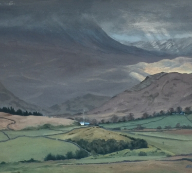 Nether Wasdale, Cumbria, looking towards Caw Fell