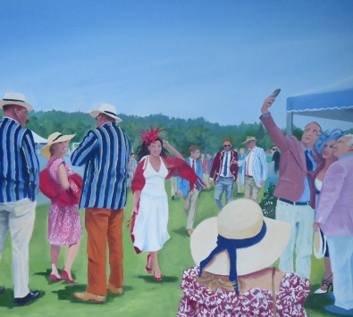 Henley Regatta - The Red Fascinator