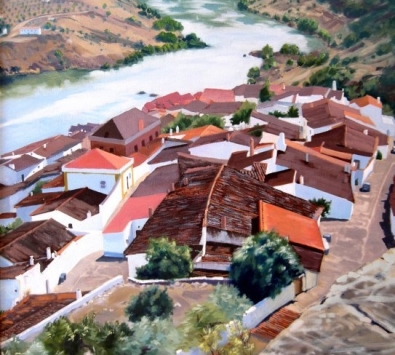River Town on the Spanish/Portuguese Border
