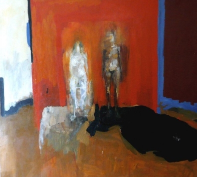 Studio Painting of two models